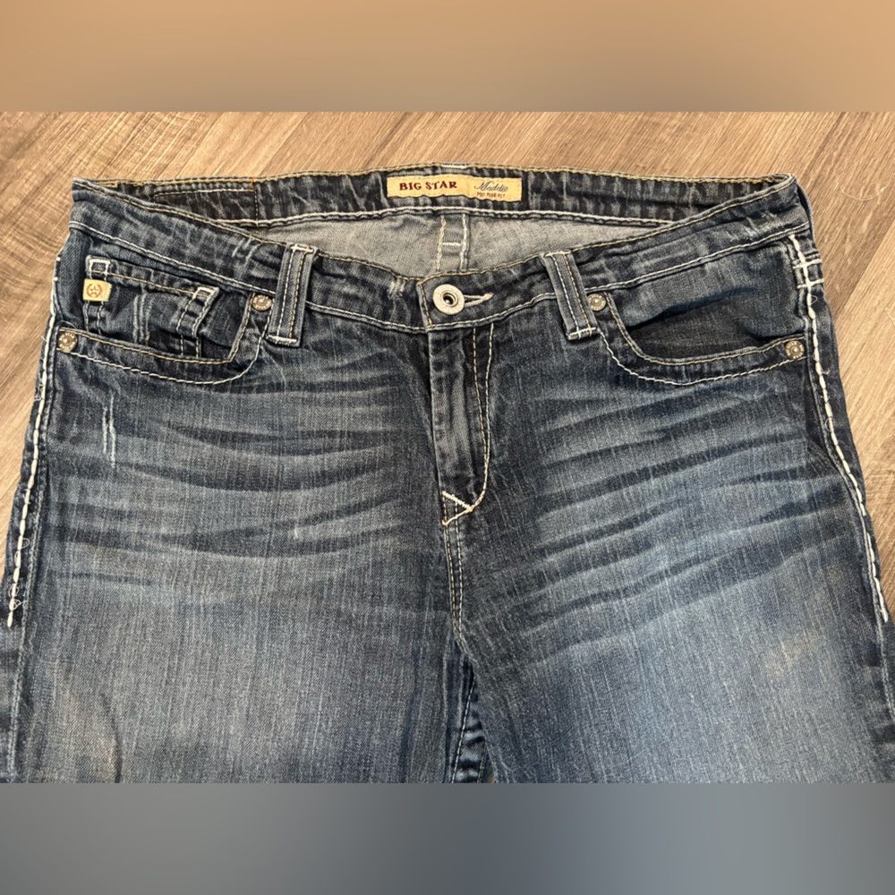 Preloved Big Star Maddie Cropped Jeans Size 34 - Picture 5 of 8